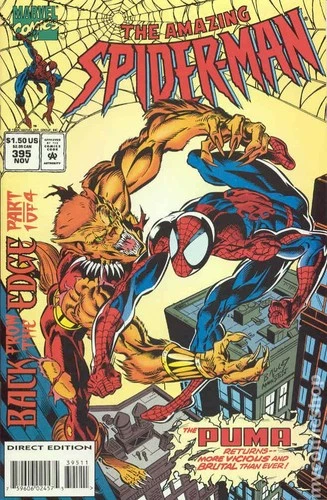 Amazing Spider-Man #395 FN 1994 Stock Image