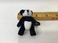 Vintage Miniature Doll Dollhouse Toy 2.5” Panda Bear Jointed Arms & Legs **