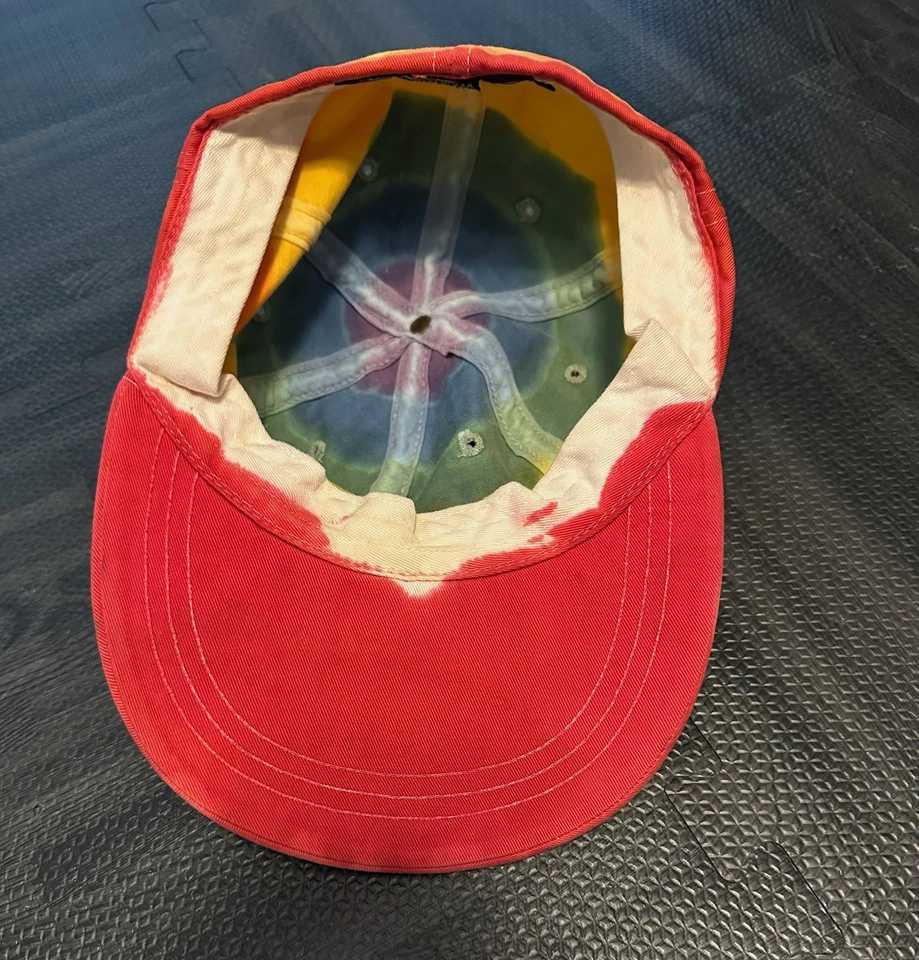 Gorra Polo Ralph Lauren Long Bill Tie-dye de colección principios de los 90’s Hecha en EE. UU. RARA Foto 3 de 4