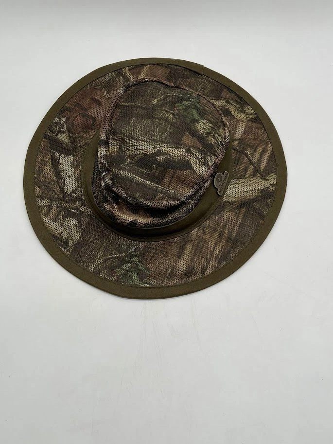 Mossy Oak Mens L Camo Boonie Hat Hunting Sun Bucket Mesh Vent