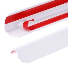 2Pcs Wall Corner Protector, 50cm x 2.5cm Self Adhesive Corner Guards, White