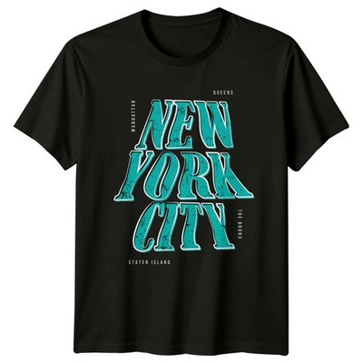 New York City Manhattan Queens T-Shirt Retro New York NYC Geschenk für Sie und Ihn