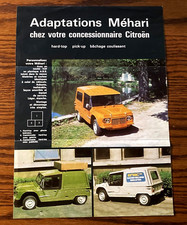 1979 CITROEN MEHRI brochure by ENAC Carrossier - 2-page color folder French Text