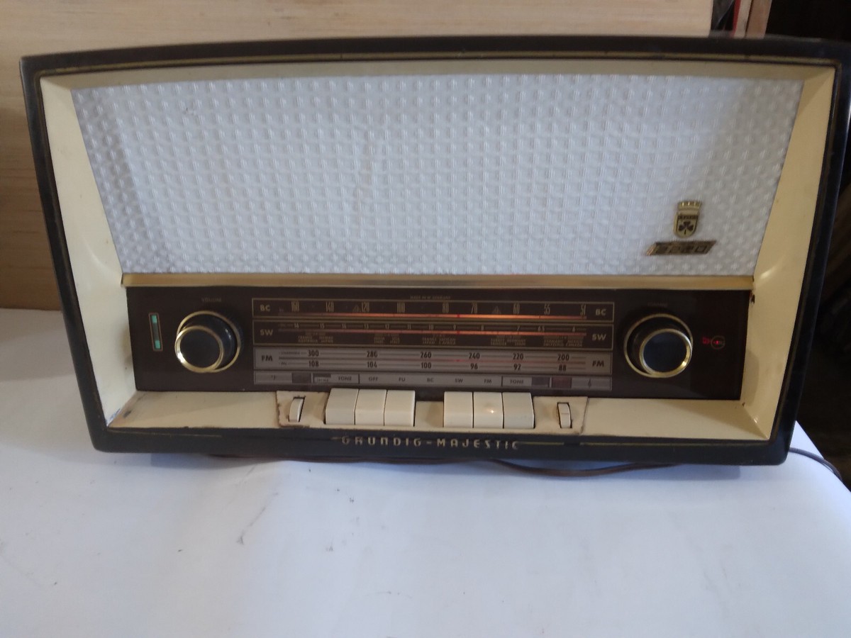 Vintage German Grundig Majestic 2220 Tube Radio | eBay