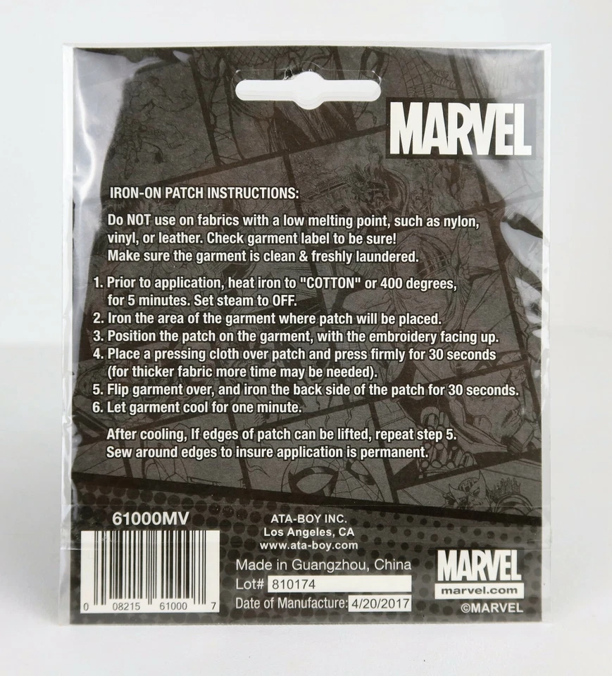 Marvel Comics Punisher Skull Round Embroidered 3.5" Iron On Patch - NEW - - Image 2 of 2