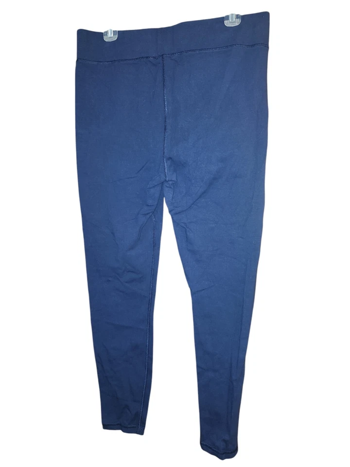 Leggings Champion para mujer X grandes azul marino logotipo elástico salón algodón Foto 2 de 3