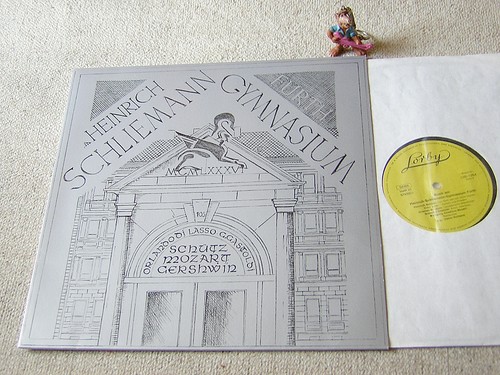MUSIK AM HEINRICH-SCHLIEMANN-GYMNASIUM FÜRTH 1986 LP THILO WOLF YOGO PAUSCH