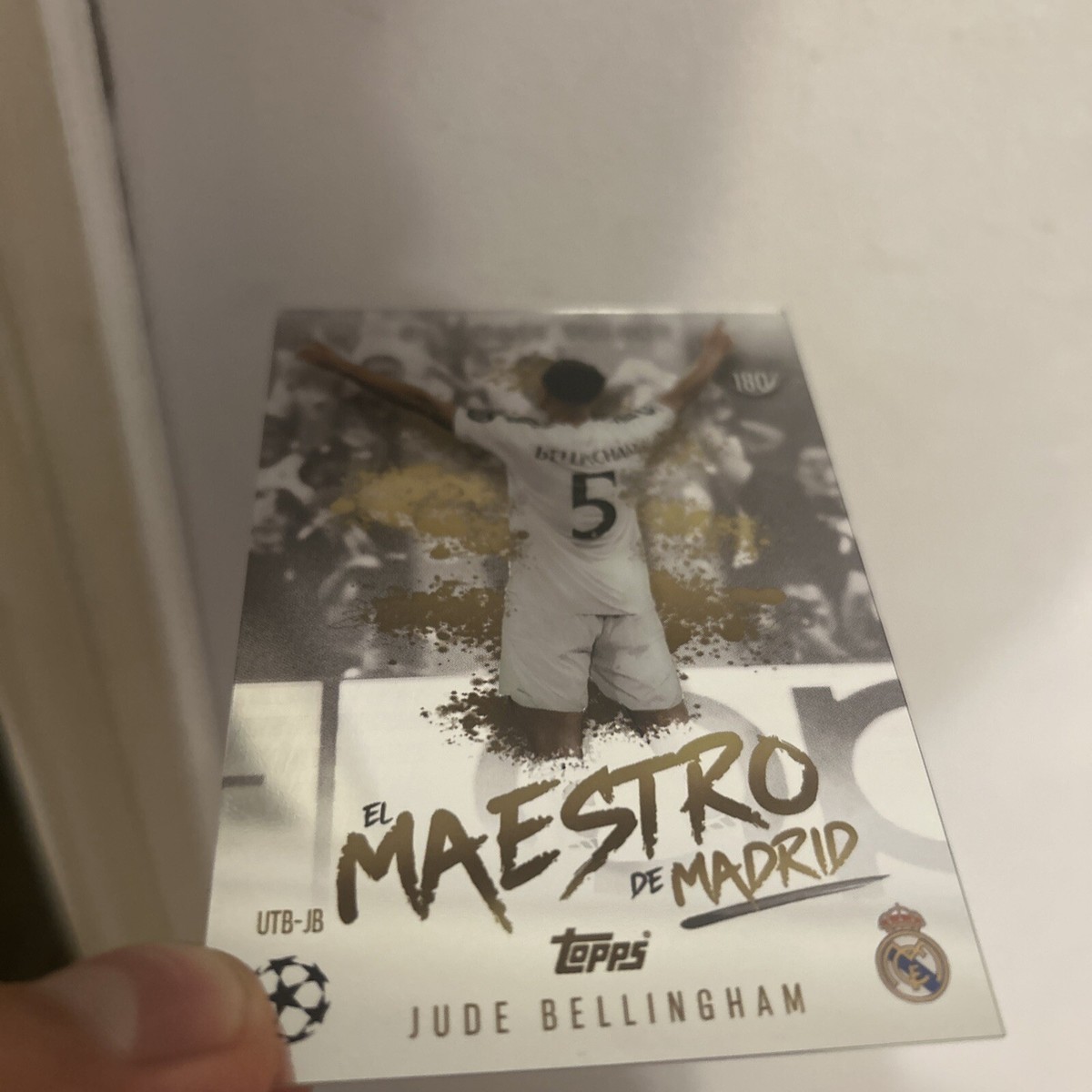 Topps Match Attax 24/25 EL MAESTRO DE MADRID Jude Bellingham 180