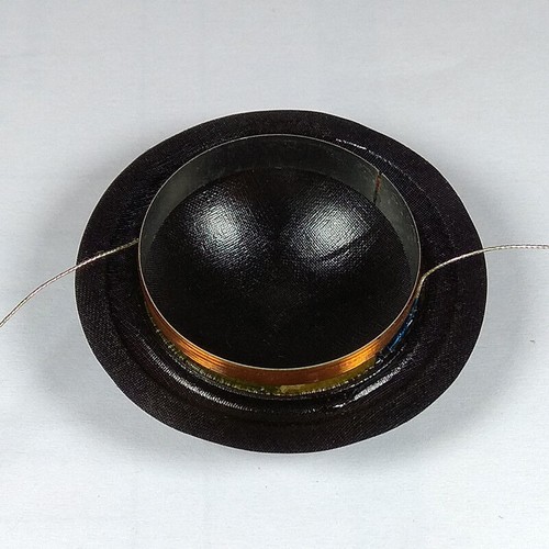 Tweeter a cupola TREBLE 25,5 MM bobina vocale NERO diaframma in seta 8 OHM riparazione altoparlante - Foto 2 di 2