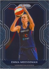 Emma Meesseman 2021 Prizm WNBA Basketball Chrome Base Card#54 Washington Mystics