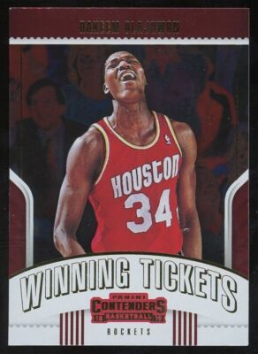 2018-19 Panini Contenders Hakeem Olajuwon Winning Ticket Insert Rockets
