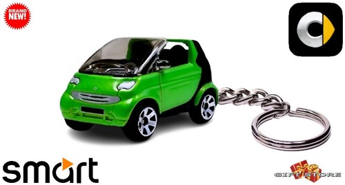๐๐RARE KEYCHAIN GREEN SMART BLACK FORTWO CABRIO CUSTOM Ltd Ed.๐GREAT GIFT๐๐ - Picture 8 of 12