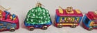 Thomas Pacconi Classics Christmas Blown Glass Train Ornament Set of 5 Used — photo 5