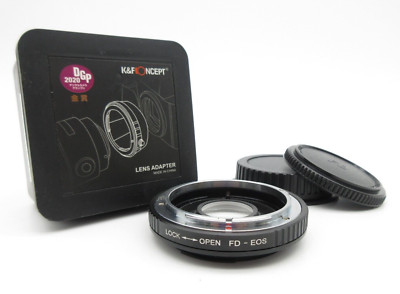 K&F Concept Adapter FD-EOS für Canon FD Objektiv auf Canon EOS EF Mount Kamera