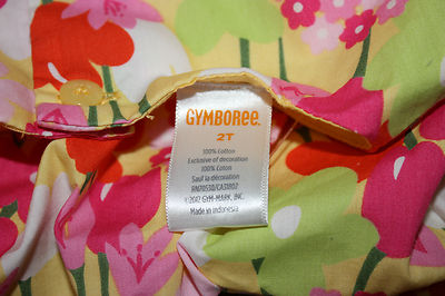 Robe à Bulles Gymboree Bébé Fille – Motif Fleuri – Taille 2T – Neuve Avec étiquette