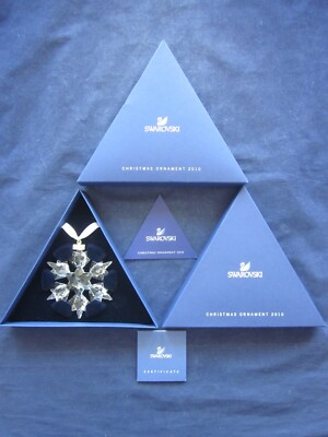 Swarovski 1041301 2010 Crystal Annual Christmas Ornament