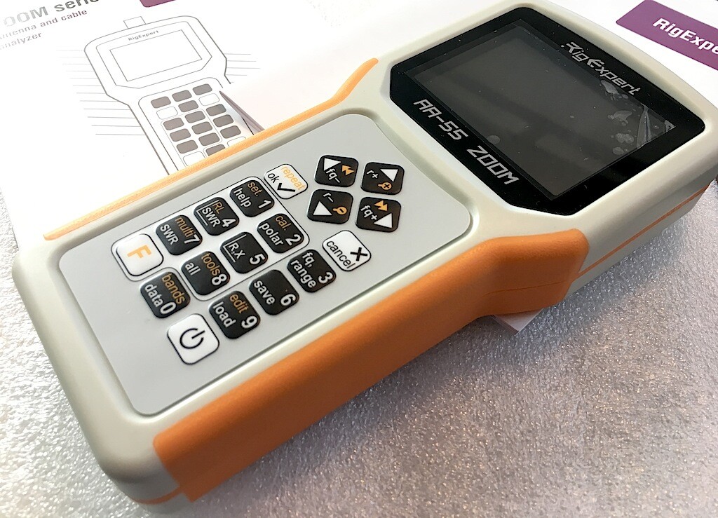 RigExpert AA-55 ZOOM BLUETOOTH Analizzatore d'antenna da 0 a 55MHz con bluetooth