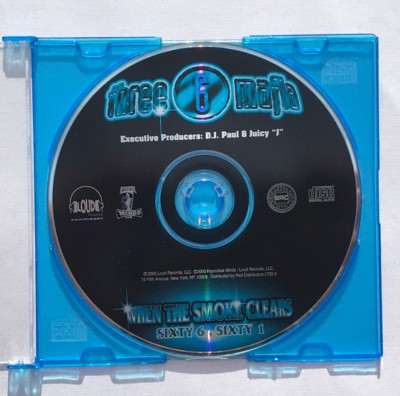 Three 6 Mafia   When The Smoke Clears - Sixty 6, Sixty 1 (CD)  RARE RAP 