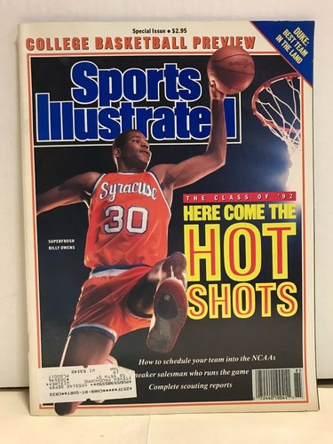 1988-89 Billy Owens Syracuse College Basketball Sports Illustrated Special Issue