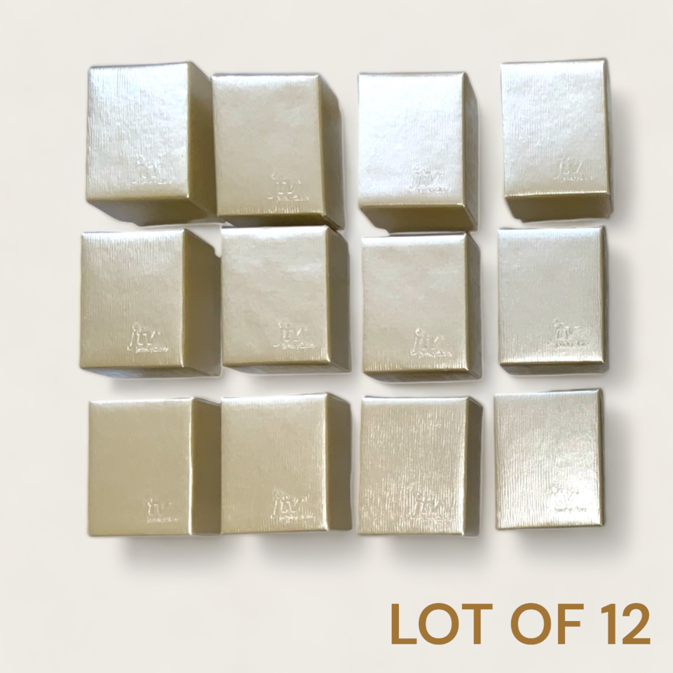 Gold Cardboard Jewelry Boxes JTV Assorted Lots and Sizes eBay