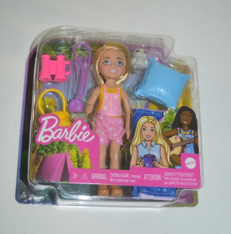 BARBIE/CHELSEA CHELSEA DOLL WITH OWL CAMPING PLAY SET