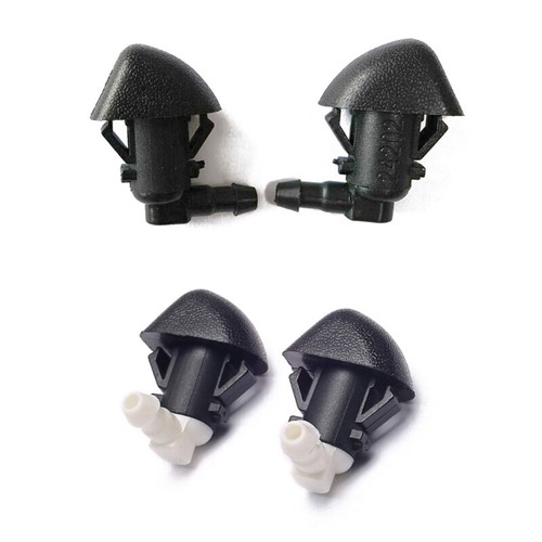 2PCS Front Windshield Washer Nozzles - Replacement Sprayer Nozzle Kit For Ford, Honda, Chrysler, Subaru, BMW & More - Copper & ABS Material - View #2