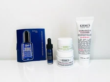 Kiehl's 4 Piece Set ~ Facial Cleanser and Cream, Concentrate, Eye Treatment