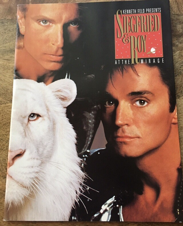 Siegfried & Roy at the Mirage Souvenir Program