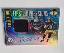JAYLEN SAMUELS 2018 Panini Illusions First Impressions #117 RC PATCH AUTO /499