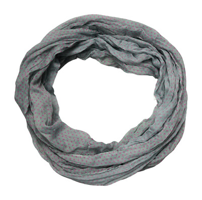 sanfter Damen Seidenschal mit Punkten olive Loopschal Seide Punkte Schal