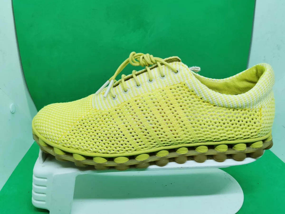 Camper Pelotas Yellow Mesh Casual Sneakers Shoes Womens Size 38 US 7.5