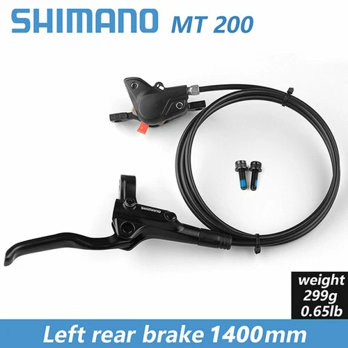 Shimano BR MT200 MTB Hydraulic Disc Brake Set Mountain Bike Brake Front Rear New - Picture 3 of 19