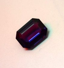 New Certified  17.95 Ct Emerald Shape Color Changing Alexandrite Loose Gemstone