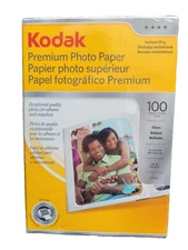 Kodak Premium Photo Paper 100 Sheets 4x6 Gloss Instant Dry