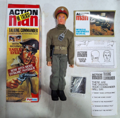 Action Man 40th Talking Commander Eagle Eyes Realistic Hair AM042 AM056 JB-152
