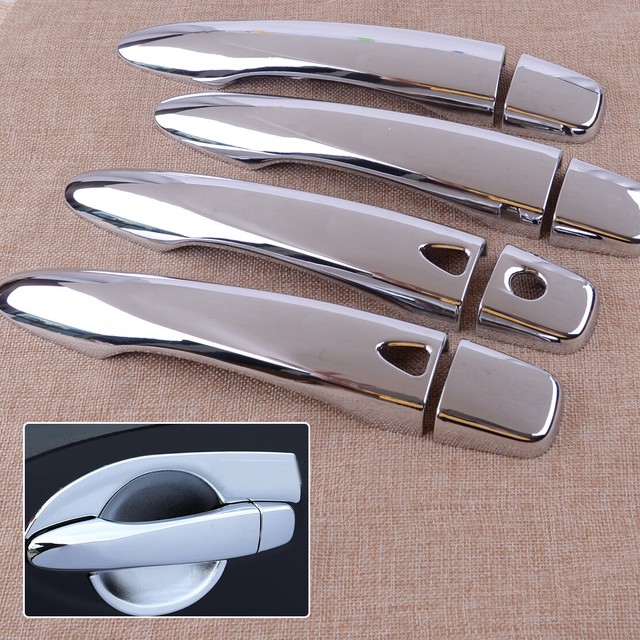 8x/set Car Chrome Side Door Handle Cover Trim Fit For Nissan Kicks 2017 18 2019 eBay
