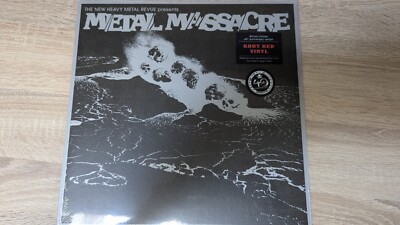METAL MASSACRE - LP - Compilation - Red Vinyl - Reissue - Limited - Metallica LP