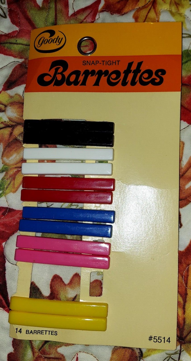 6 Vintage Goody Snap Tight Barrettes 2 display picture 1