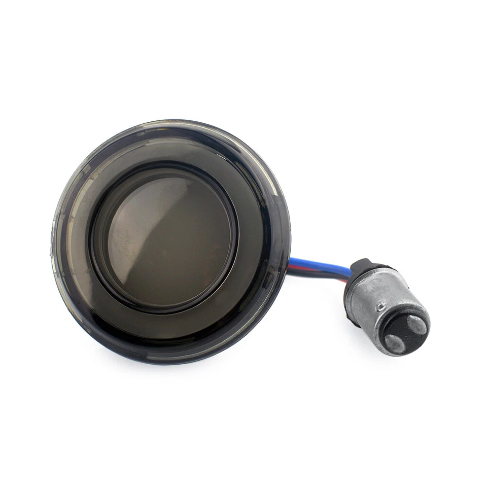 1157 2" Lens LED Turn Signal Lights for Harley Touring Road King Street Glide - Image 3 of 4