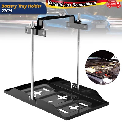 XUKEY Auto Batteriekasten Batteriehalter Batteriehalterung Halterung Boot Universal,