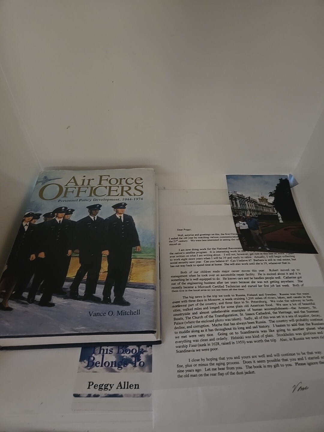 Air Force Officers Book Personnel Policy Development 1944-74 V. Mitchell Signed