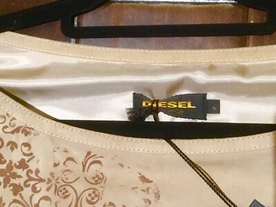 diesel black gold leather dress Diesel Sample Black Gold Astro Biker Shearling Asymmtrical Jacket – Dolce  Vita Hub main image 0