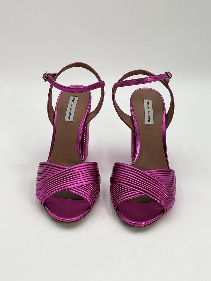 Plataformas de napa fucsia Tabitha Simmons Kali para mujer talla EU 38,5 US 8,5 Foto 2 de 4