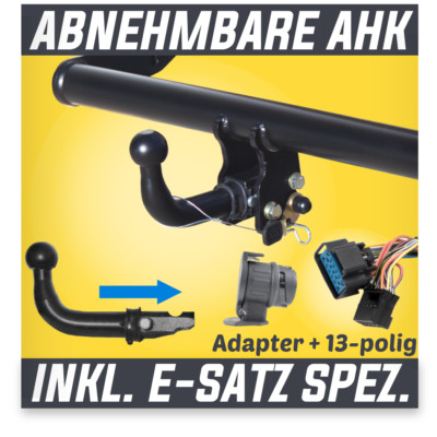 Für Dacia Duster II 2WD/4WD ab 17 Anhängerkupplung abn.+ES 13p spez Auto-Hak
