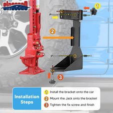 Rear Hi-lift Jack Mount Holder Tailgate Bracket For Jeep Wrangler Jl 2018