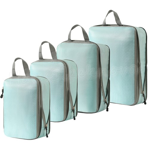 4 Set Compression Bags Travel Storage Organiser Suitcases Packing Cubes Luggage - Picture 13 of 16