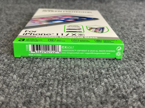 Chargeworx iPhone 11/XR Glass π± 6x Screen Protectors - Tempered Premium - Picture 5 of 12