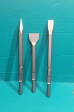 Set scalpelli frangiflutti 3 pezzi piatti e punti larghi Kango 900 950kv 950 scalpelli acciai