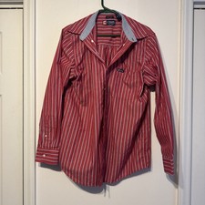 Chaps Men's Long Sleeve Dress Shirt Button-Down, Size Medium