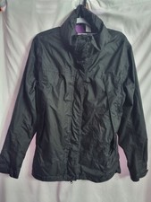 Crane Ladies Hooded Waterproof Jacket Black S...